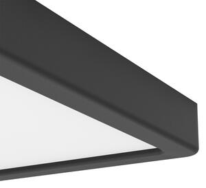 Eglo 901374-LED RGBW Stmievateľné dymové stropné svietidlo FUEVA-Z LED/10,5W/230V 22x22cm IP44 čierna
