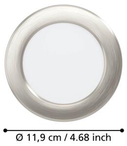 Eglo 901405 - LED podhľadové svietidlo FUEVA LED/6,3W/230V pr.11,9 cm chróm