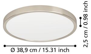 Eglo 901318 - LED stropné svietidlo FUEVA LED/17W/230V 2700/4000/6500K priemer 38,9 cm chróm