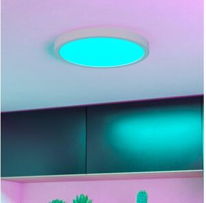Eglo 901377 - LED RGBW stmievateľné dymové stropné svietidlo FUEVA-Z LED/14,3W/230V 27,8cm IP44 biela