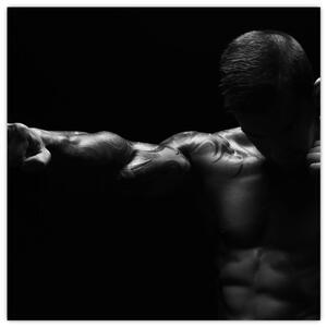 Obraz - mužské telo (Obraz 30x30cm)