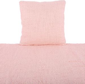 Růžový vankúš s výplňou Ibiza blush pink - 45 * 45cm