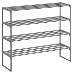 REGÁL NA TOPÁNKY, čierna, 92/74/30 cm - Online Only drobný nábytok, Online Only
