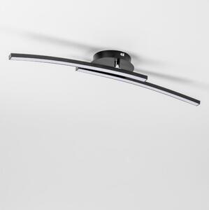 LED stropné svietidlo 2xLED/6W/230V čierne