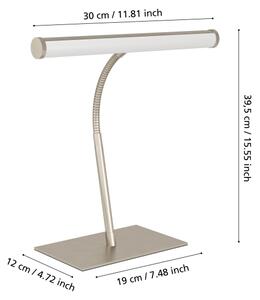 Eglo 901982 - LED stmievateľná stolná lampa RICCIONE LED/5W/230V 2700/4000/6500K chróm