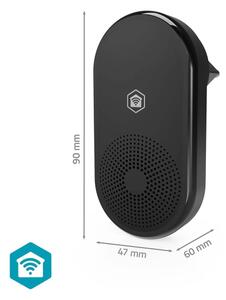 Nedis WIFICDPC11CBK - Gong pre zvonček SmartLife Wi-Fi čierny
