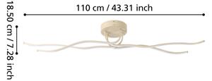 Eglo 901105 - LED Stropné svietidlo RONCADE LED/37W/230V hnedá