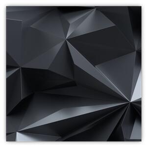 Čiernobiely obraz - abstrakcie (Obraz 30x30cm)