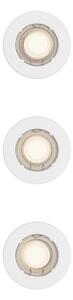 Philips - Sada 3x zapustené stropné svietidlo PERIDOT 1xGU10/7W/230V biela