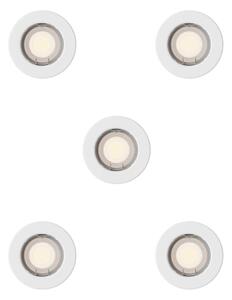 Philips - Sada 5 ks podhľadových svietidiel PERIDOT 1xGU10/7W/230V biela