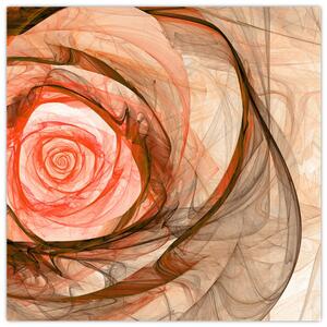 Obraz - kvet ruže (Obraz 30x30cm)