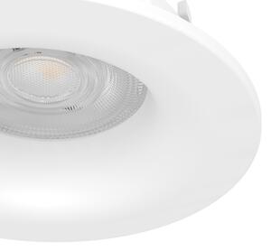 Eglo 902271 - LED kúpeľňové podhľadové svietidlo SALABATE LED/4,9W/230V pr.8,8cm IP65 biele