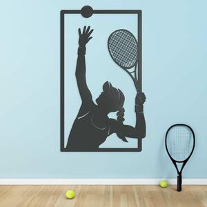 DUBLEZ | Drevený obraz športu - Tenistka