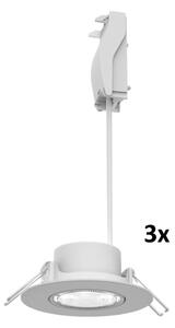 Philips - SADA 3x stmievateľné podhľadové svietidlo CILANTRO LED/5W/230V 2700K biela