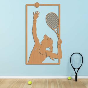DUBLEZ | Drevený obraz športu - Tenistka