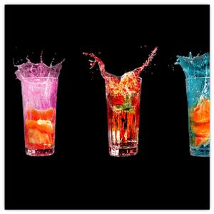 Obraz do kuchyne - letné drinky (Obraz 30x30cm)