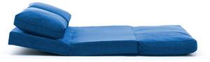 Dizajnová rozkladacia pohovka Wandella 120 cm modrá