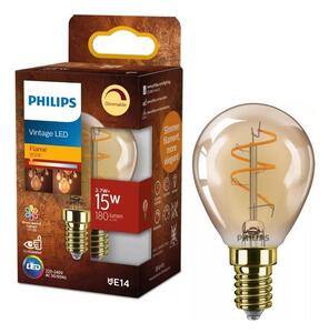 LED Stmievateľná žiarovka VINTAGE Philips P45 E14/2,7W/230V 1800K