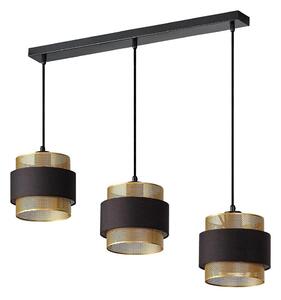 Osram - Závesné svietidlo DECOR HORNET na lanku 3xE27/10W/230V čierna/zlatá