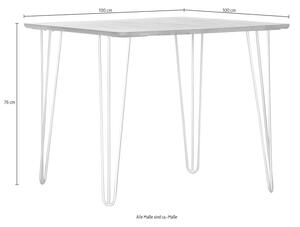 Massive home | Designový jídelní stůl 100x100 Honey z mangového dřeva MH6602910