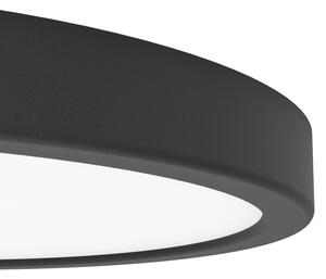 Eglo 901326-LED Kúpeľňové stropné svietidlo FUEVA LED/14,2W/230V pr.27,8cm IP44 čierna