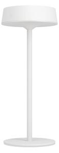 Eglo 75877 - SIMERI LED stolná lampa, stmievateľná, solárne nabíjateľná, LED/3W/5V, 1800mAh, IP44, biela