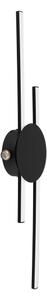Eglo 902123 - LED nástenné svietidlo VENTICELLO LED/20W/230V + LED/0,91W čierna