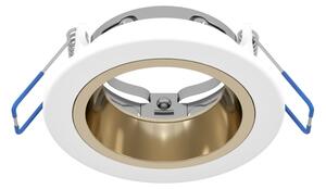 Eglo 902297 - LED stmievateľné kúpeľňové zapustené svietidlo YEBRA LED/4,8W/230V IP44 biela/zlatá