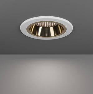 Eglo 902299-LED RGBW stmievateľné dymové podhľadové svietidlo YEBRA-Z LED/4,8W/230V IP44 biela/zlatá