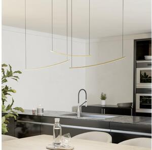 Eglo 902167 - LED stmievateľný luster na lanku VILLEGGI LED/22W/230V 2700/4000/6500K zlatý