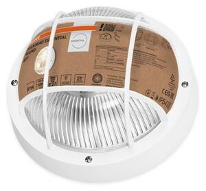 Osram - Vonkajšie nástenné svietidlo BULKHEAD 1xE27/10W/230V priemer 19 cm IP54 biela