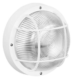 Osram - Vonkajšie nástenné svietidlo BULKHEAD 1xE27/10W/230V priemer 19 cm IP54 biela