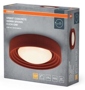 Osram - LED stmievateľné stropné svietidlo ORBIS CONCRETE LED/18W/230V pr.40cm hnedá/betón
