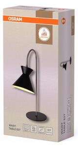 Osram - Stolová lampa DECOR WAIST 1xE27/40W/230V čierna