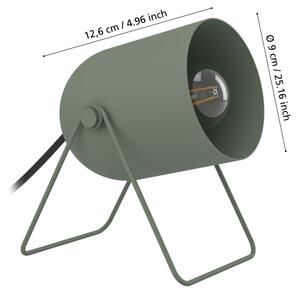 Eglo 44136 - Stolná lampa TILSTON 1xE14/8W/230V zelená