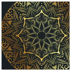Obraz - zlatá mandala (Obraz 30x30cm)