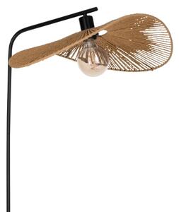 Eglo 31966 - Stojacia lampa SIRUELA 1xE27/42W/230V hnedá/čierna