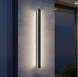 LED vonkajšie nástenné svietidlo MIRANA LED/25W/230V 4000K IP44 120 cm čierne