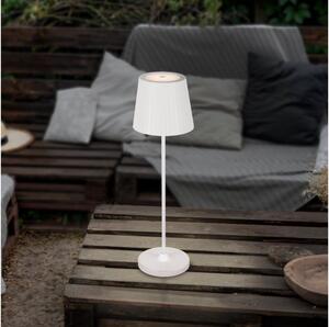 Eglo 75793 - LED stmievateľná vonkajšia stolová lampa CABOZO LED/3,8W/5V 2000 mAh IP44 biela
