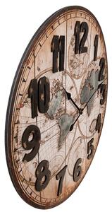 Clayre & Eef Nástenné hodiny World - 69*5*70 cm
