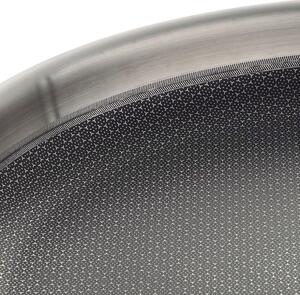 Masterpro Hi-Tech3 Paella panvica z nerezovej ocele / 36 x 4,5 cm / indukčné dno / strieborná