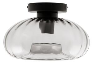Osram - Stropné svietidlo DECOR SMOKE 1xE27/12W/230V pr.28 cm čierna/dymová sivá