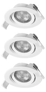 Osram - SADA 3x LED zapustené bodové svietidlo SPOT LED/4,9W/230V 2700K biela