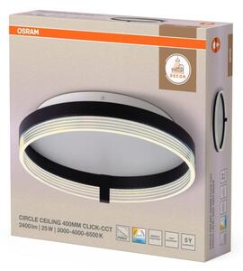 Osram - LED stropné svietidlo DECOR CIRCLE LED/25W/230V pr. 40 cm čierna/biela