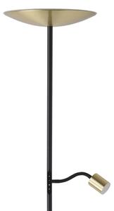 Eglo 901979 - stmievateľná LED stojacia lampa CONIVARINO LED/26,5W/230V +LED/4W zlatá