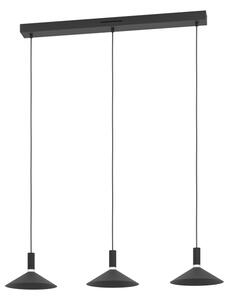 Eglo 902184 - LED RGBW stmievateľný luster na lanku CONOMAVILLA-Z 3xLED/7,5W/230V čierny