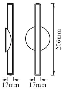 Osram -LED Stmievateľné nabíjateľné orientačné svietidlo LEDSTIXX LED/2W/5V IP44 biele