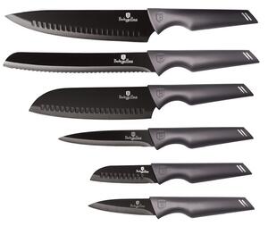 BERLINGERHAUS Súprava nožov s nepriľnavým povrchom 6 ks Carbon Pro Edition BH-2596