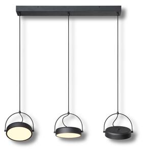 Osram - LED luster na lanku DECOR PUCK 3xLED/12W/230V CRI 90 čierny