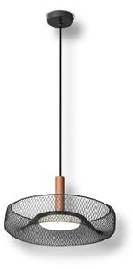 Osram - LED luster na lane DECOR MESH LED/18,5W/230V pr. 40 cm čierna/kaučukovník
